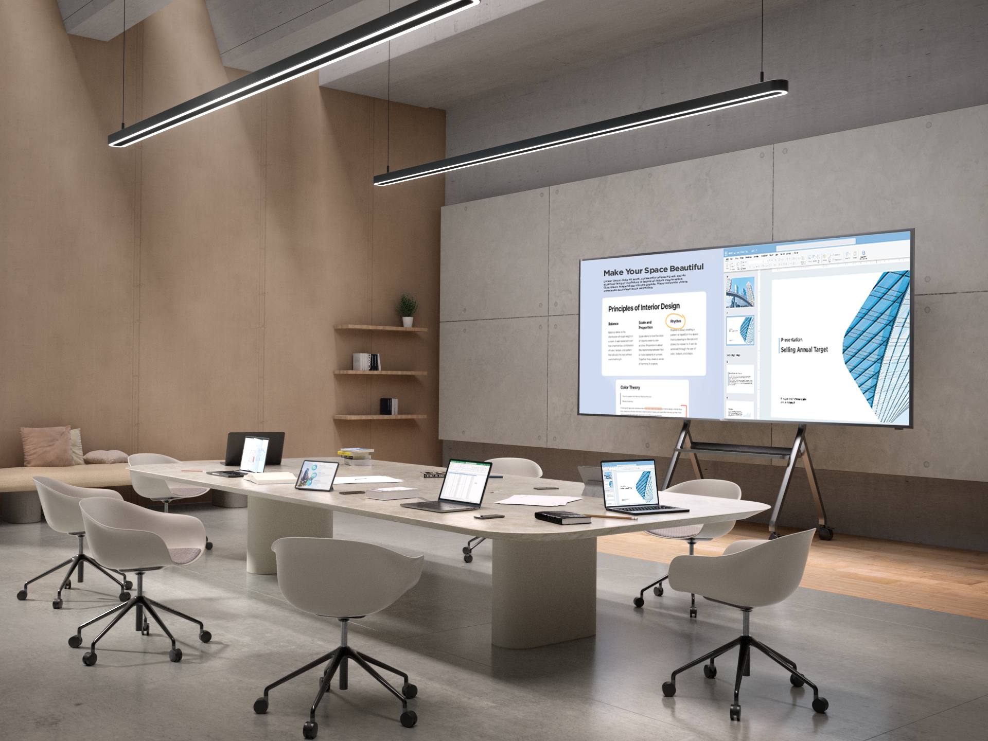 Monitory dedykowne rozwiązaniom Microsoft Teams Front Row