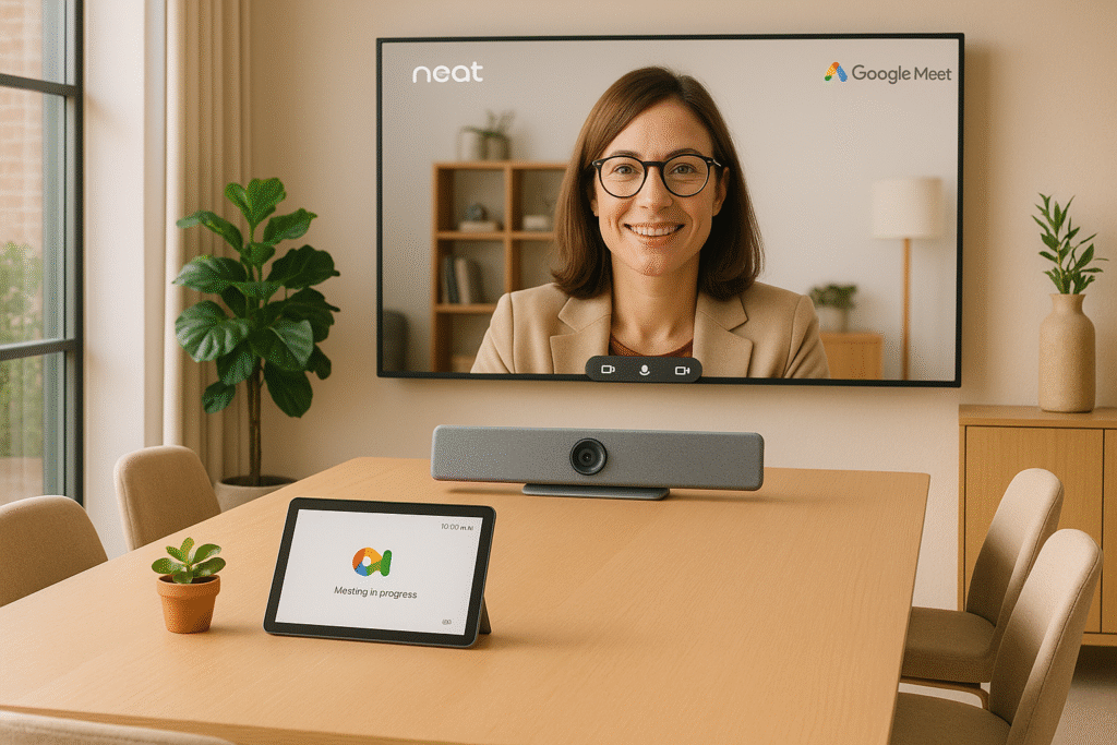 Neat + Google Meet ogłaszają partnerstwo.
