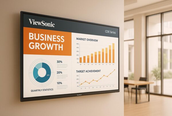 Monitory ViewSonic - nowy (ale nie całkiem) gracz na rynku wyświetlaczy Digital Signage